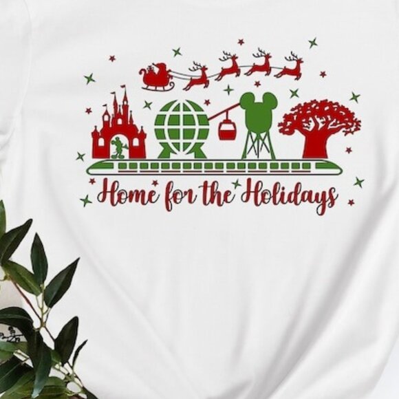 Gildan Other - Home For The Holidays Christmas Shirt